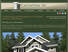 Tablet Screenshot of castleview3d.com